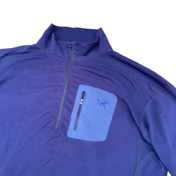 ARC’TERYX Satoro Jacket SV Ziv Neck Long Sleeve T-Shirt XL - Picture 6 of 10